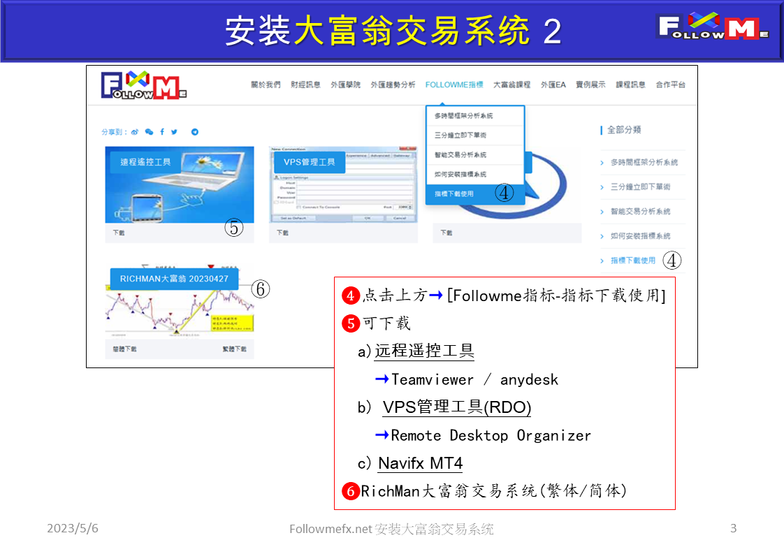 安装FollowMe大富翁交易系统